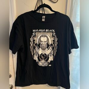 AEW Malakai Black Stained Glass T-shirt All Elite Crate Exclusive